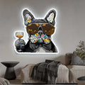 ArtZ® Funky Dog Painting Light - 27.6 inch Height (70cm) / White Light