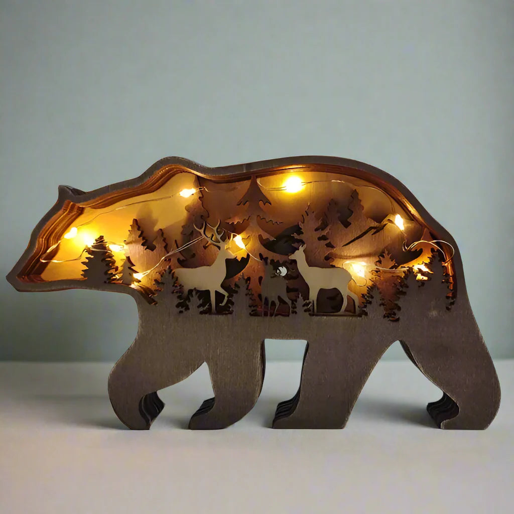 ArtZ® Forest Glow Sculpture - Bear