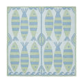 School of Fish Square Hand Tufted Rug
