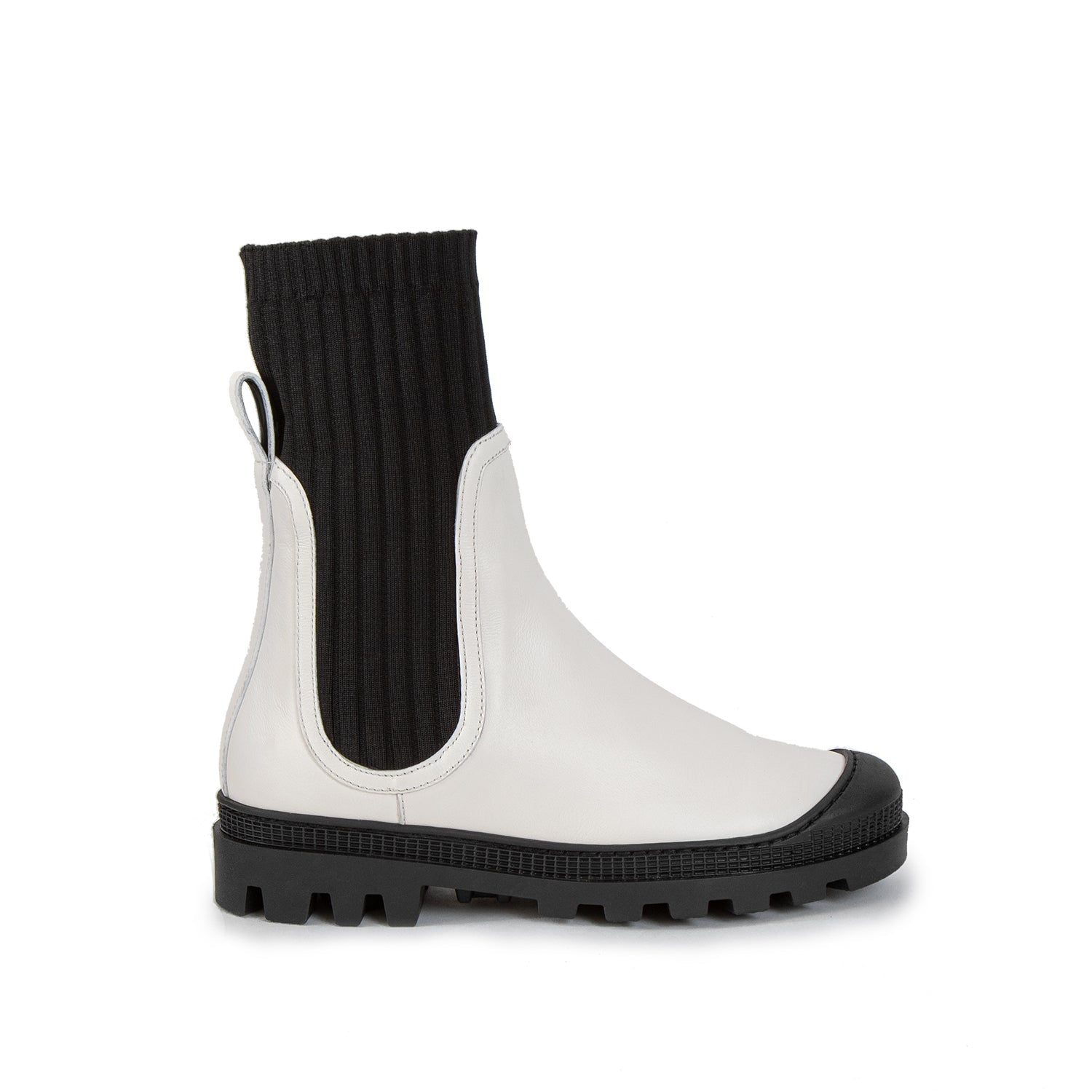 LEILA Nappa Boots | White