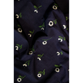 Manzanilla Embroidery Fabric in Navy