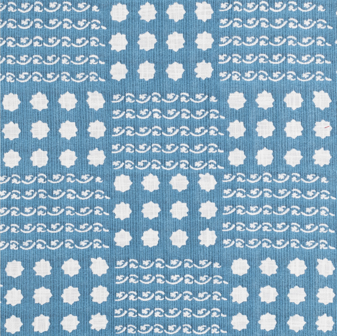 Campobello Performance Fabric (Reversible) Summer Blue By Sister Parish Design