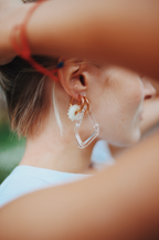 PENDIENTES IRREGULAR WHITE