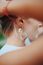 PENDIENTES DONAS WHITE