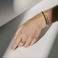 ECLIPSE Grande Baguette Emerald and Diamond Ring By ALINKA Fine Jewellery