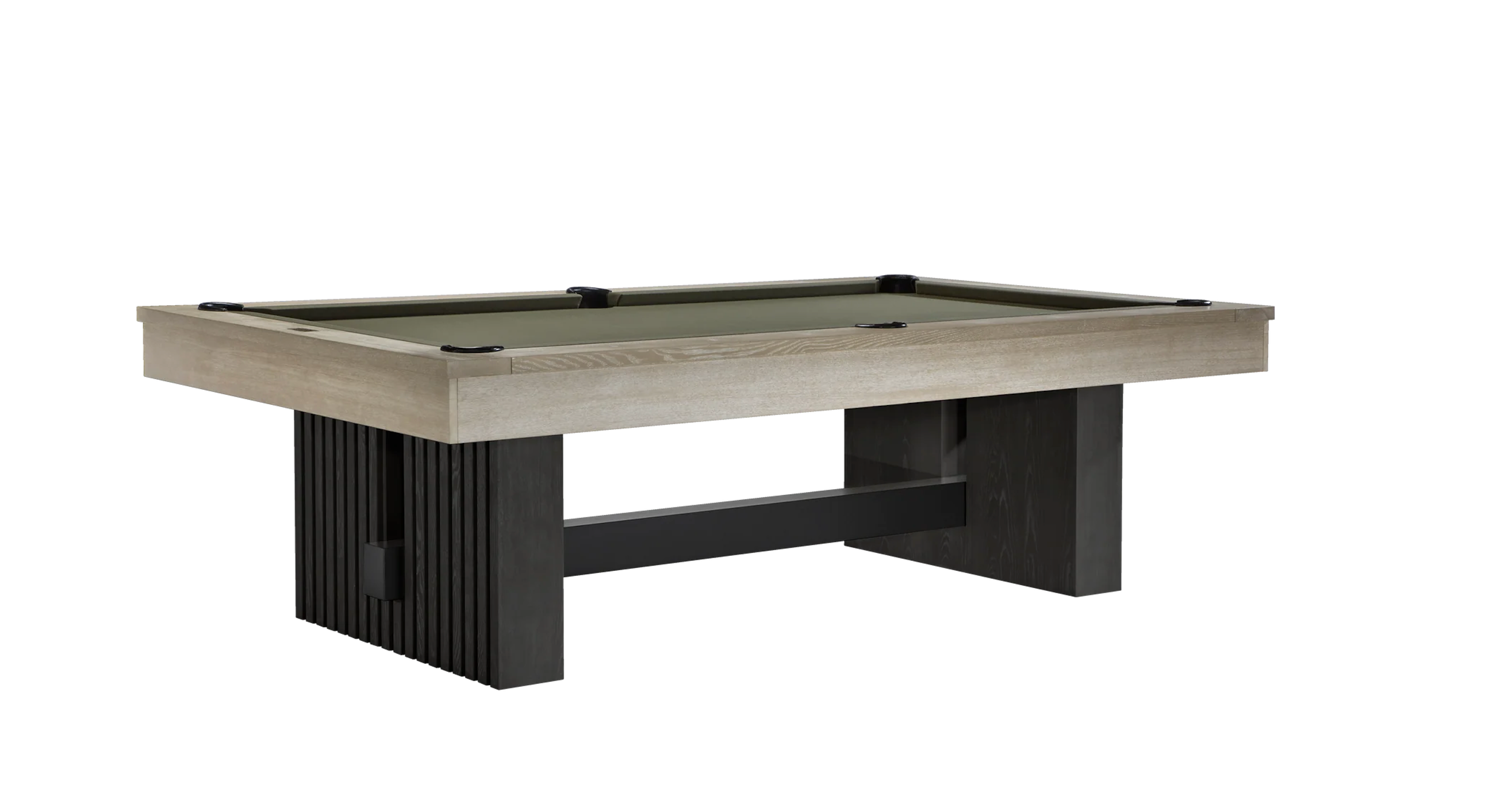 Vancouver 8' Pool Table - Natural Ash & Black Ash