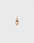 Sculptured Hamsa Charm in Gold