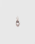 Sculptured Hamsa Charm in Sterling Silver
