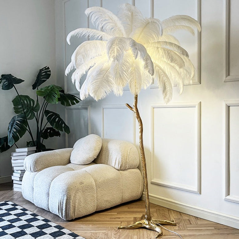 ArtZ® Ostrich Feather Lamp