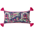 Luxury Pavilion Print Chinoiserie Pillowcase