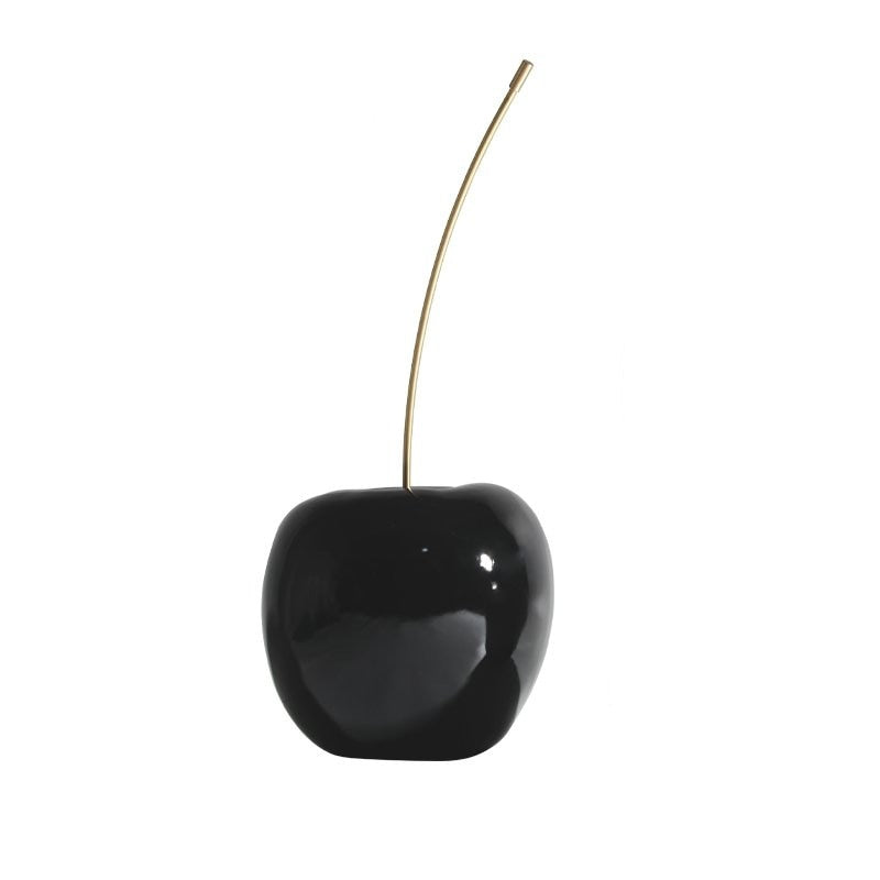 ArtZ® Nordic Cherry Sculptures - One Black Large 25.6 inch by 12.6 inch by 11.8 inch (65x32x30cm)