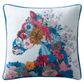 Wildflower Stallion Velvet Floral Horse Throw Pillow
