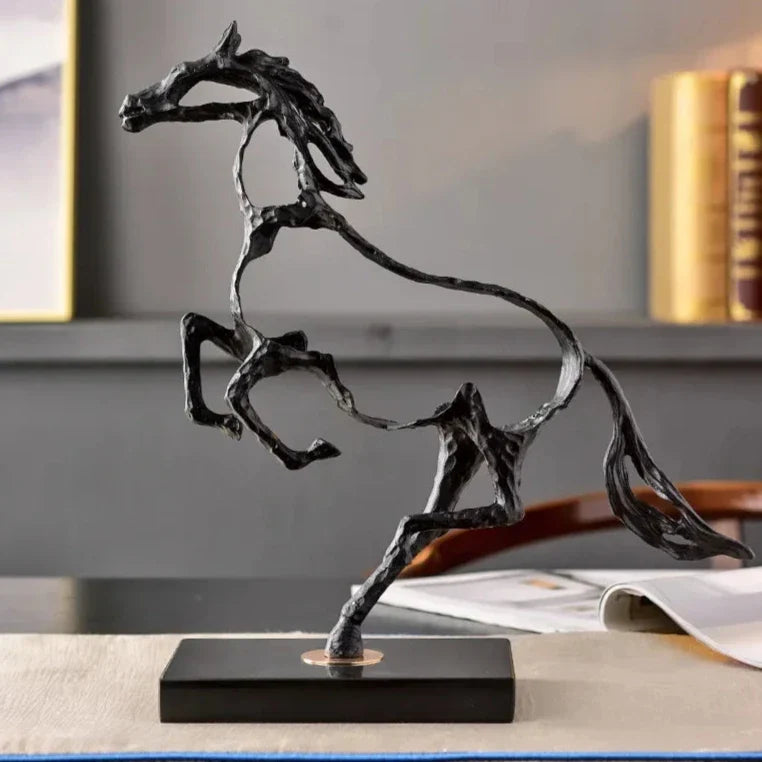 ArtZ® Noir Stallion Sculpture