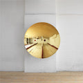 ArtZ® Stainless Steel Concave or Convex Mirror - Gold / Convex / 39.4 inch Diameter (100cm)