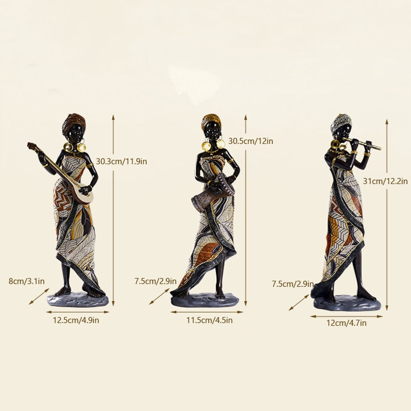 ArtZ® Dance To Our Beat Sculptures - Whole Set (3 Sculptures)