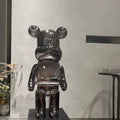 ArtZ® Large Bear Sculptures - Gray / Height 31.5 inch (80 cm)