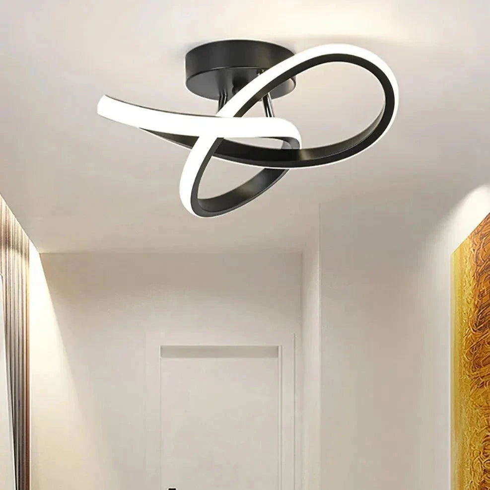 ArtZ® Nordic Infinity Ceiling Lamp - Black