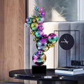 ArtZ® Bubbles Stainless Steel Sculpture - Large Colorful; Height 24 inch (61 cm)