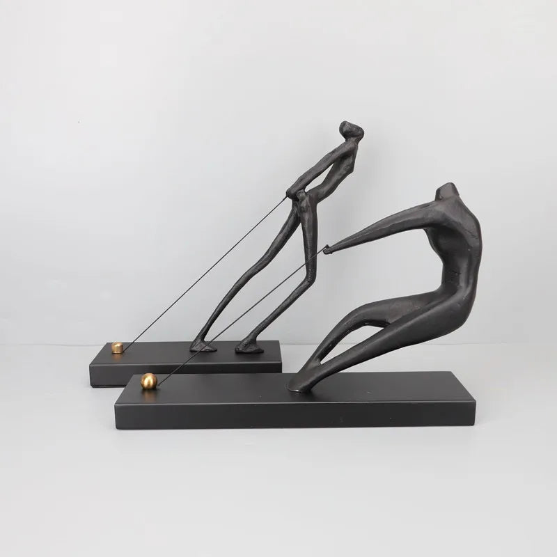ArtZ® Bound in Motion Cast Iron Sculpture