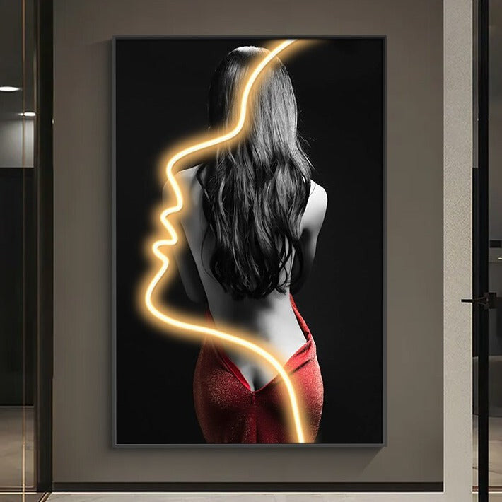 ArtZ® Enchantment Painting Light - Back With Face LED / 15.7 inch by 23.6 inch (40x60cm)