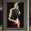 ArtZ® Enchantment Painting Light - Back With Face LED / 23.6 inch by 35.4 inch (60x90cm)