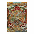 Six Realms of Rebirth Gold-Thread Tibetan Brocade Thangka