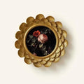 Round Flower Resin Photo Frame