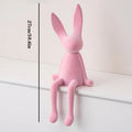 ArtZ® Nordic Abstract Rabbit Sculptures - Pink Boy