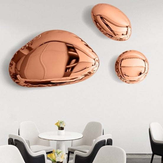 ArtZ® Stainless Steel Water Drop Wall Pendants - Rose Gold / XXLarge