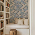 Vintage Sardines Coastal Wallpaper