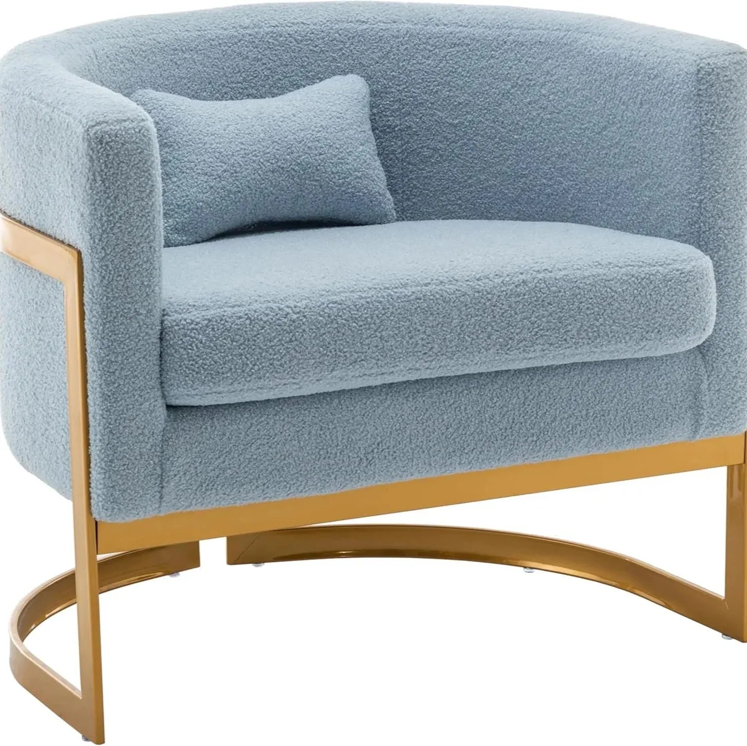 ArtZ® Velvet Nest Chair - Blue