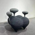 ArtZ® Bubble Throne Chair - Grey
