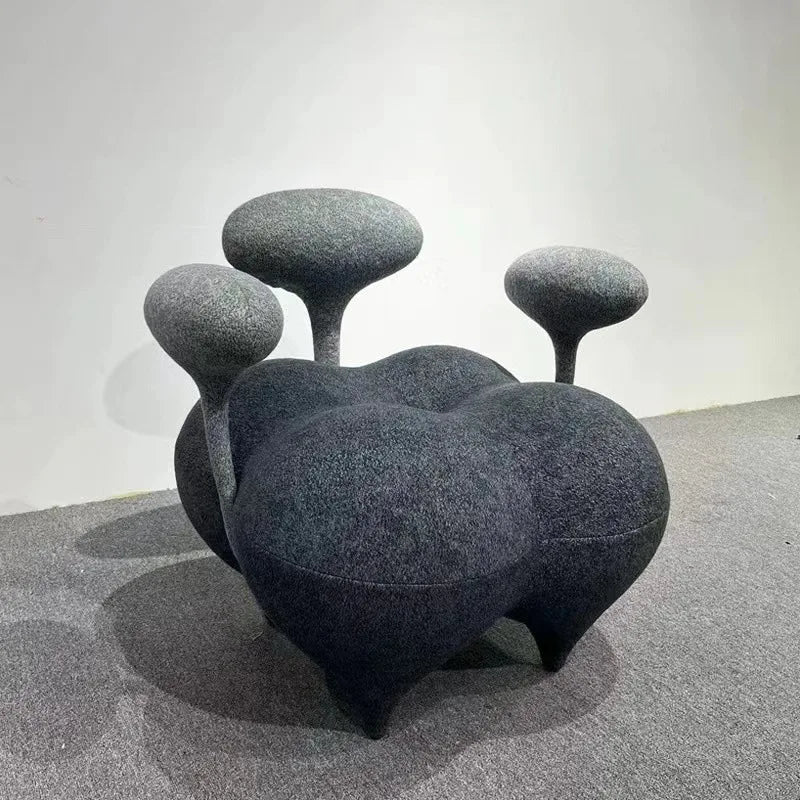 ArtZ® Bubble Throne Chair - Grey