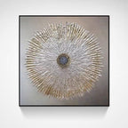 ArtZ® Hypnotic Flower Hand Painted Oil Painting On Canvas