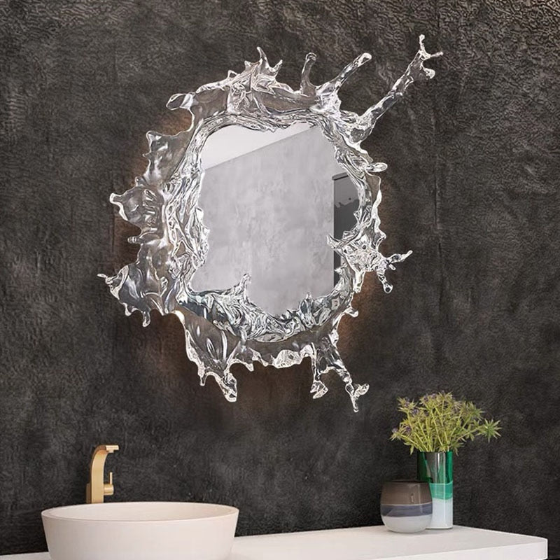 ArtZ® Fiji Mirror And Wall Lamp - Large: Diameter 33.8 inches (88cm)