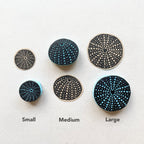 Sea urchins rubber stamps