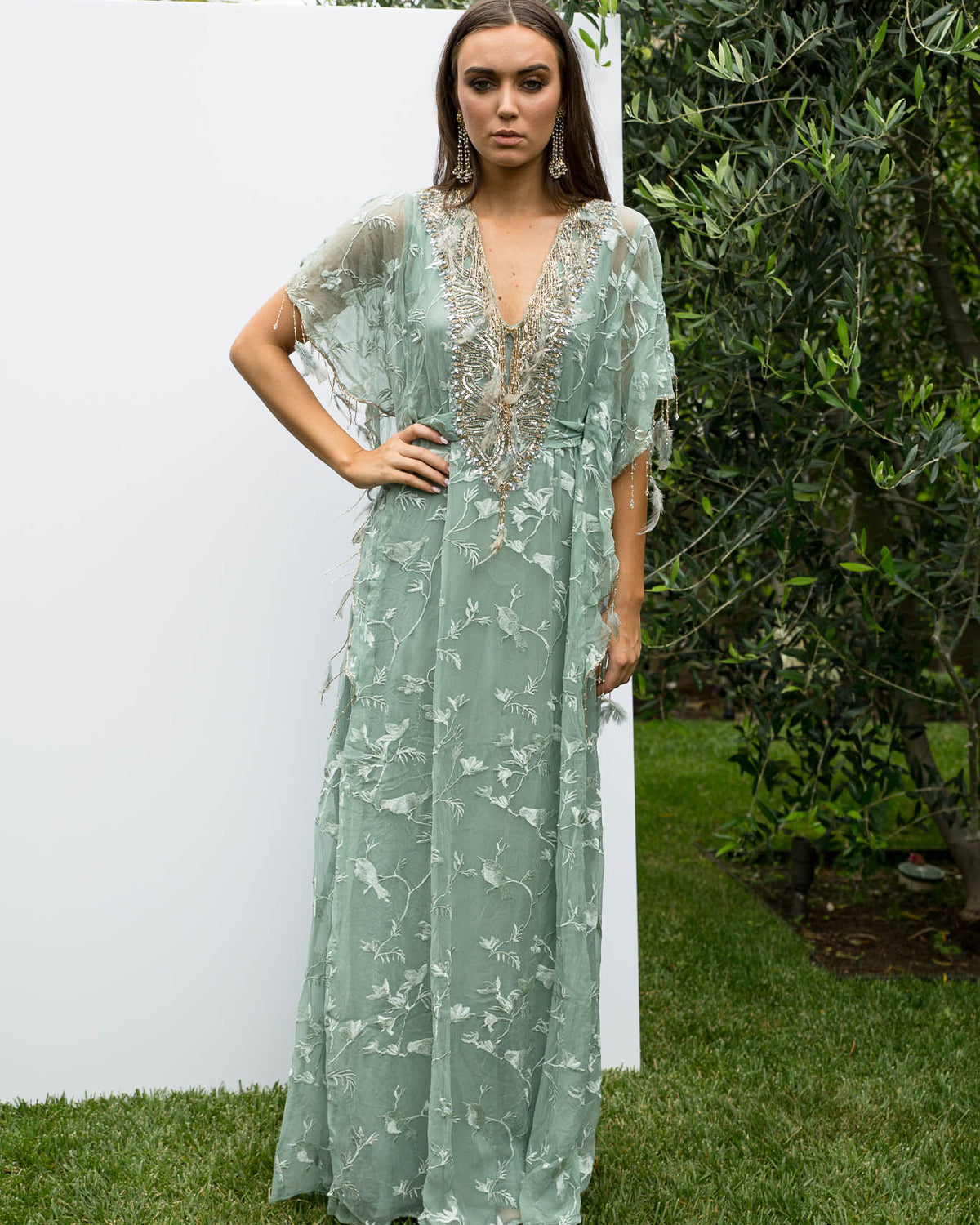 Maternity Ophelia Kaftan By KYNAH, Luxury Indian Fashion & Bridal Wear