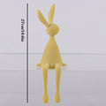 ArtZ® Nordic Abstract Rabbit Sculptures - Yellow Girl