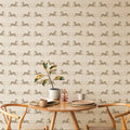 Abstract Beige Zebra Wallpaper