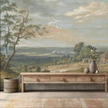 Antique Pastoral Countryside Mural