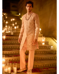 Pink Zardosi Sherwani Set By KYNAH, Luxury Indian Fashion & Bridal Wear