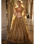 Gold Paisely Lehenga Set By KYNAH, Luxury Indian Fashion & Bridal Wear