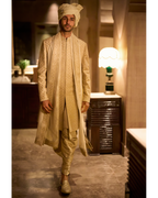 Champagne Gold Sherwani Set By KYNAH, Luxury Indian Fashion & Bridal Wear