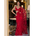 Red Dori Sari By KYNAH, Luxury Indian Fashion & Bridal Wear