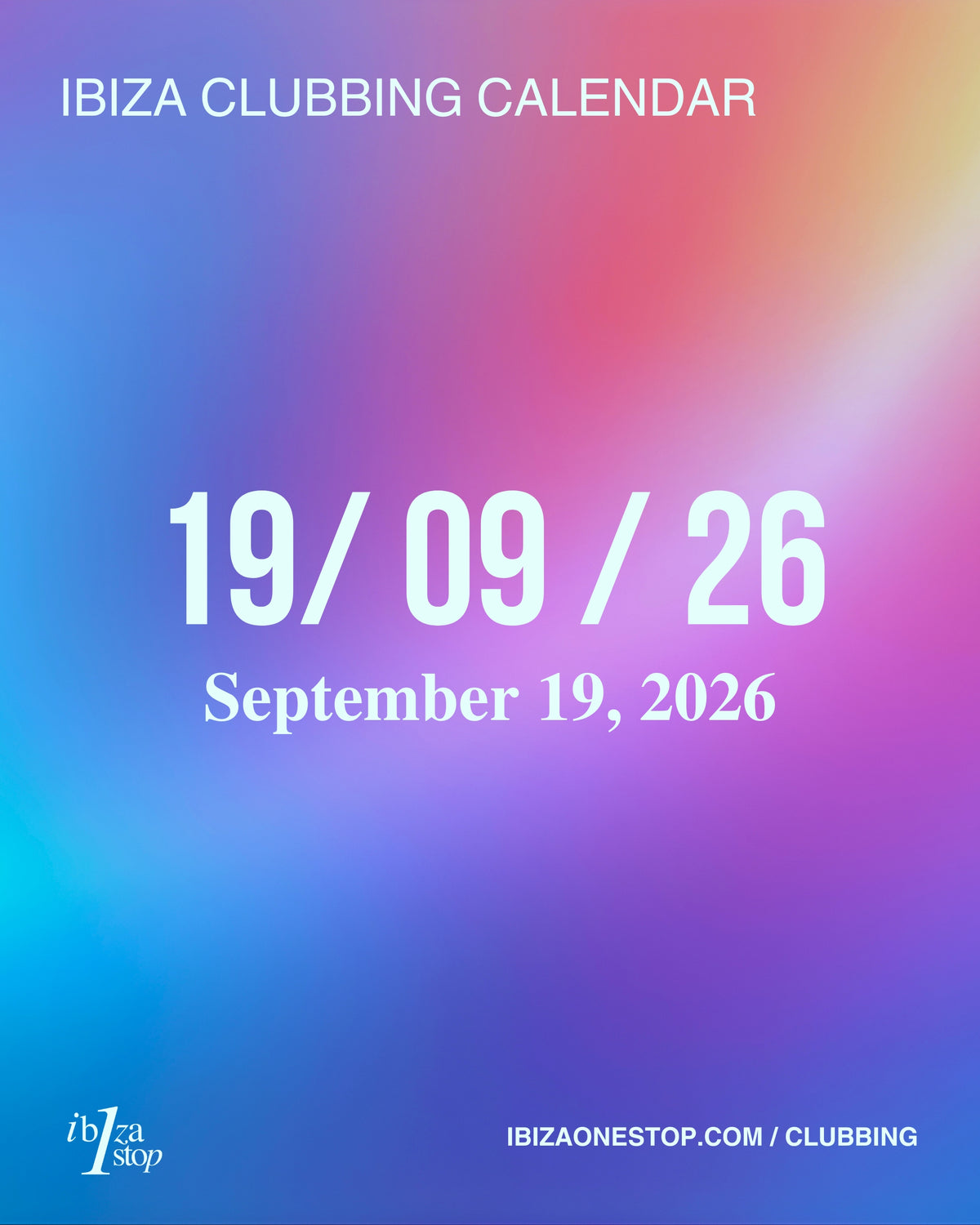 September 19, 2026 Ibiza Parties at UNVRS, Ushuaïa, Hï Ibiza, Pacha, Amnesia, Chinois, 528 Ibiza & More: elrow, Black Coffee, ANTS, Robin Schulz, Claptone & More