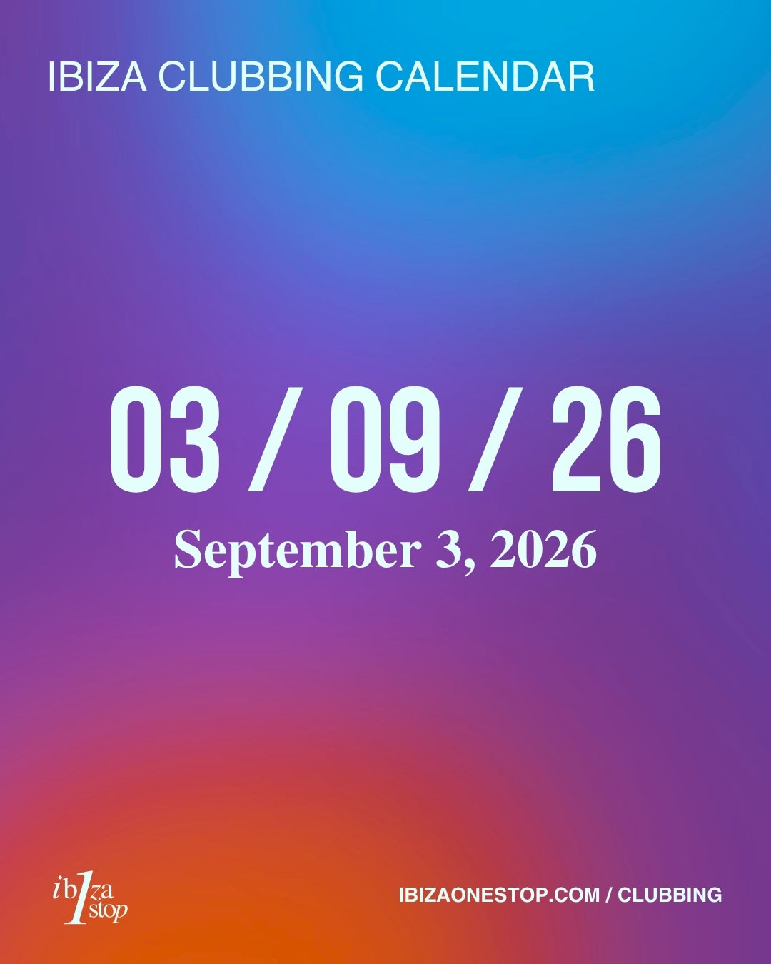 September 3, 2026 Ibiza Parties at Ushuaïa, Hï Ibiza, Pacha, UNVRS, Amnesia, 528 Ibiza, Chinois, Cova Santa & More: Martin Garrix, FISHER, Purple Disco Machine, HUGEL, Sven Väth & More