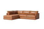Serena Leather Sectional Sofa