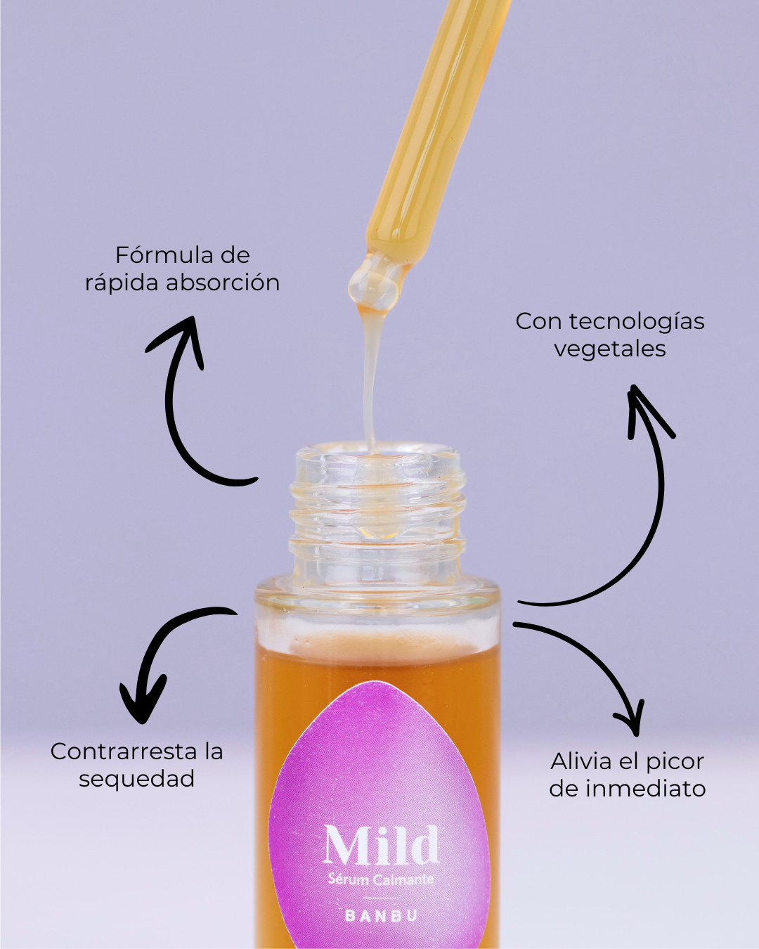 Sérum Facial Calmante Pieles Sensibles con Rojeces MILD