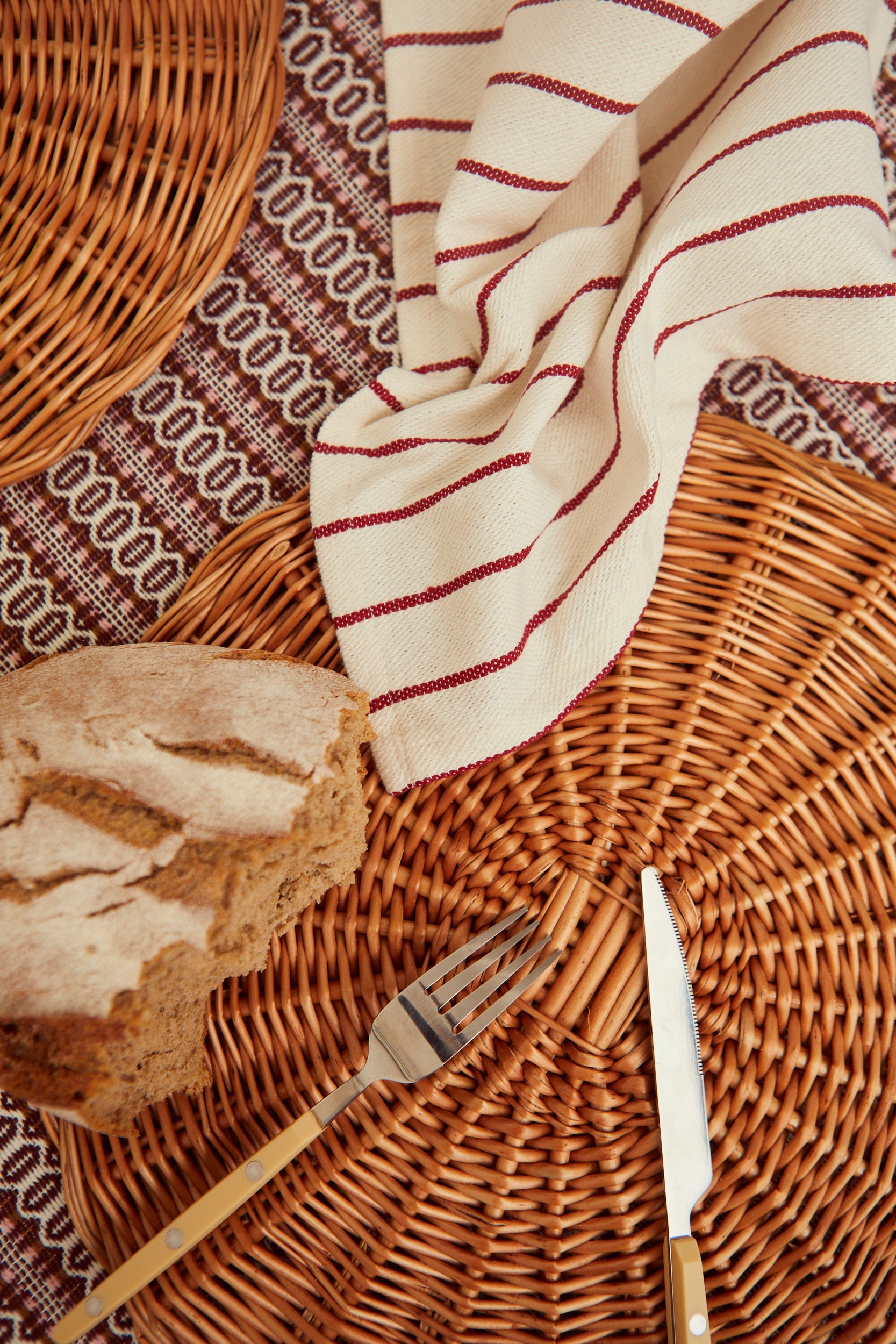 Servilleta loneta granate (pack de 2)