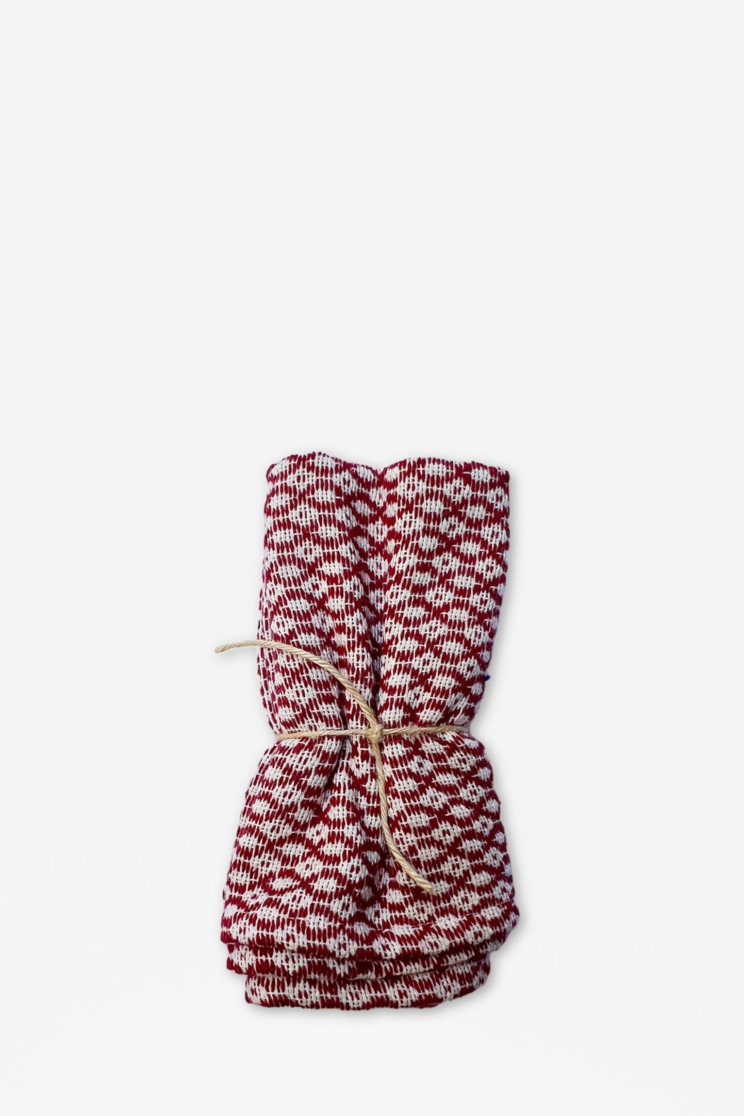 Servilleta ojo de perdiz granate (pack de 2)